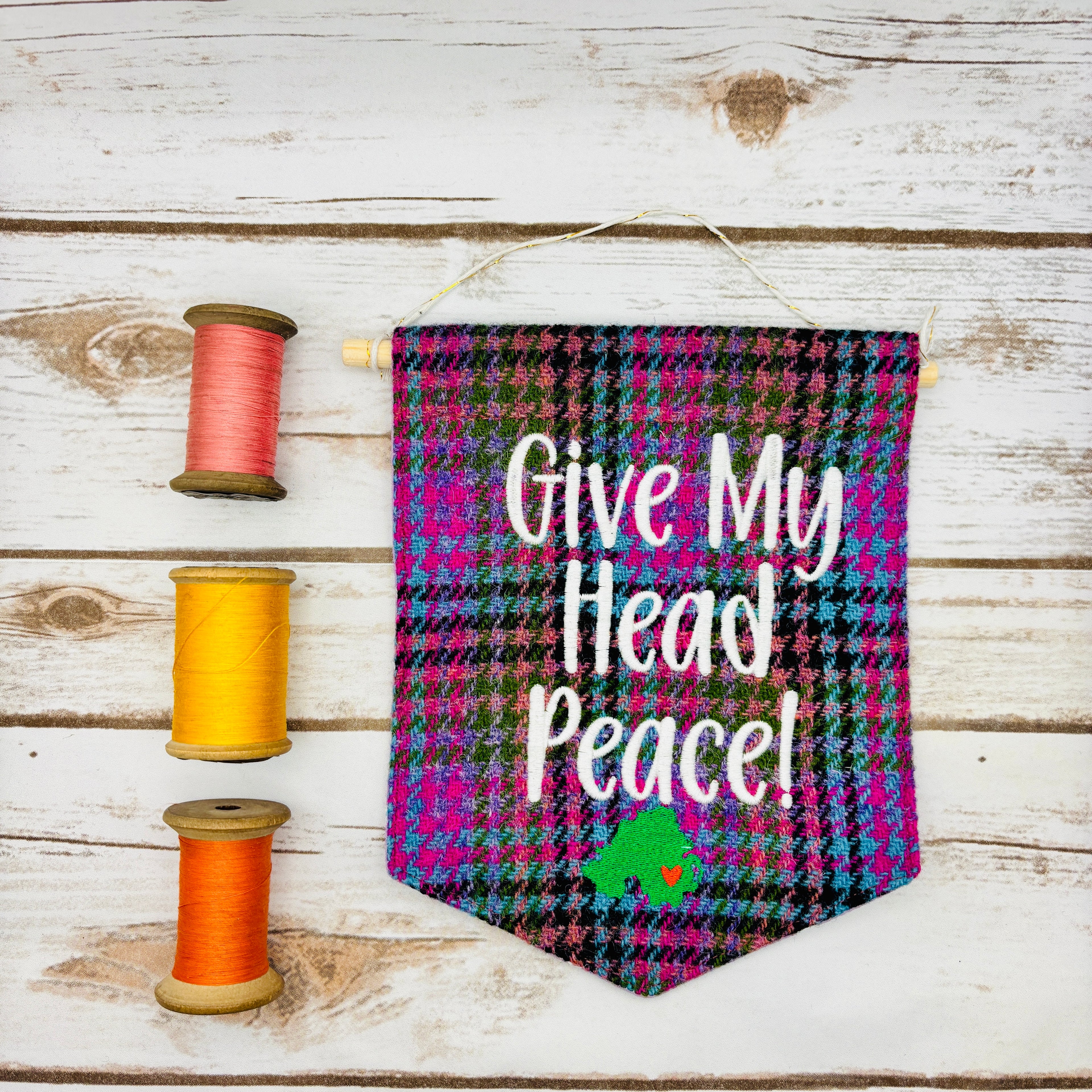Give My Head Peace - Pennant Wall Hanging
