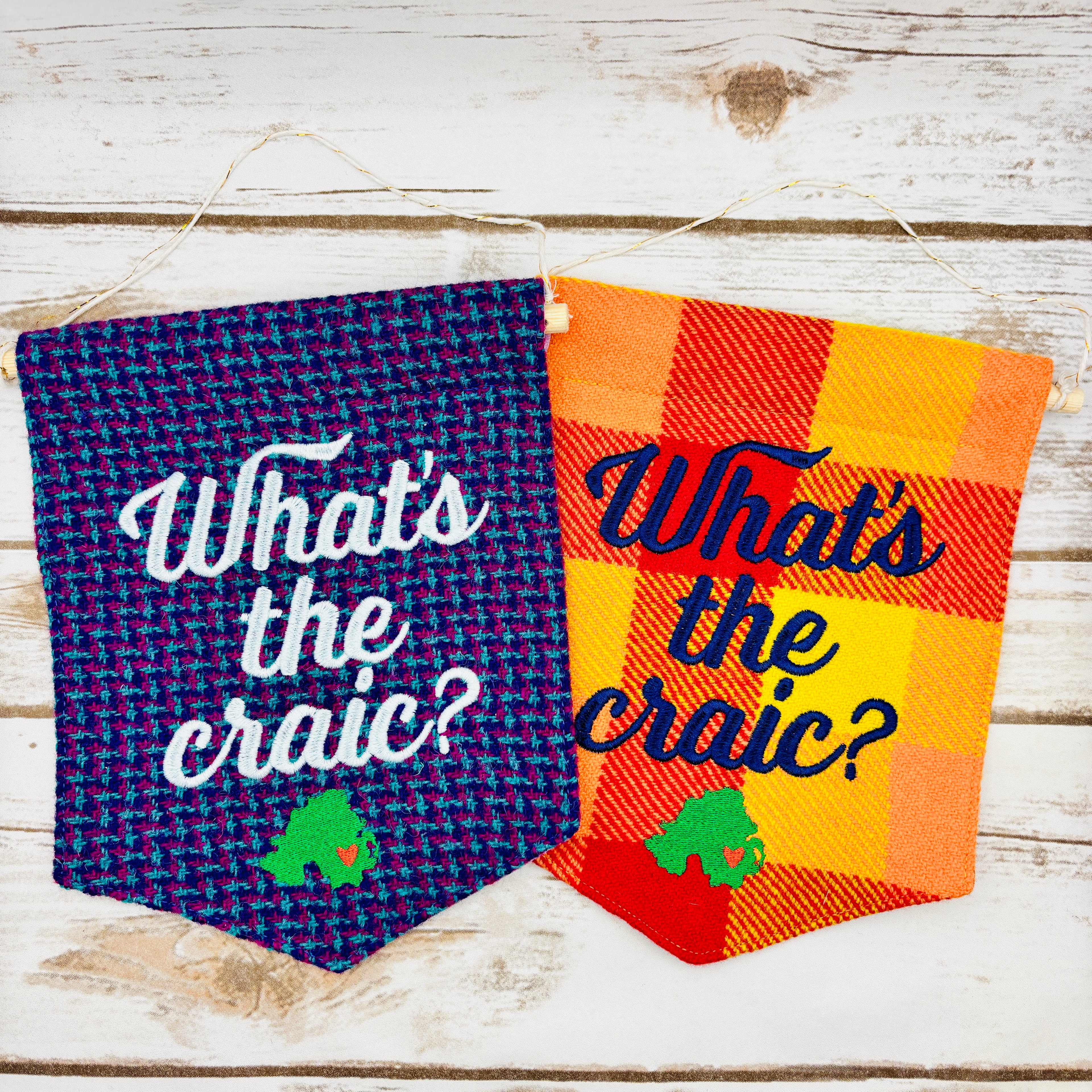 What's the craic? - Pennant Wall Hanging