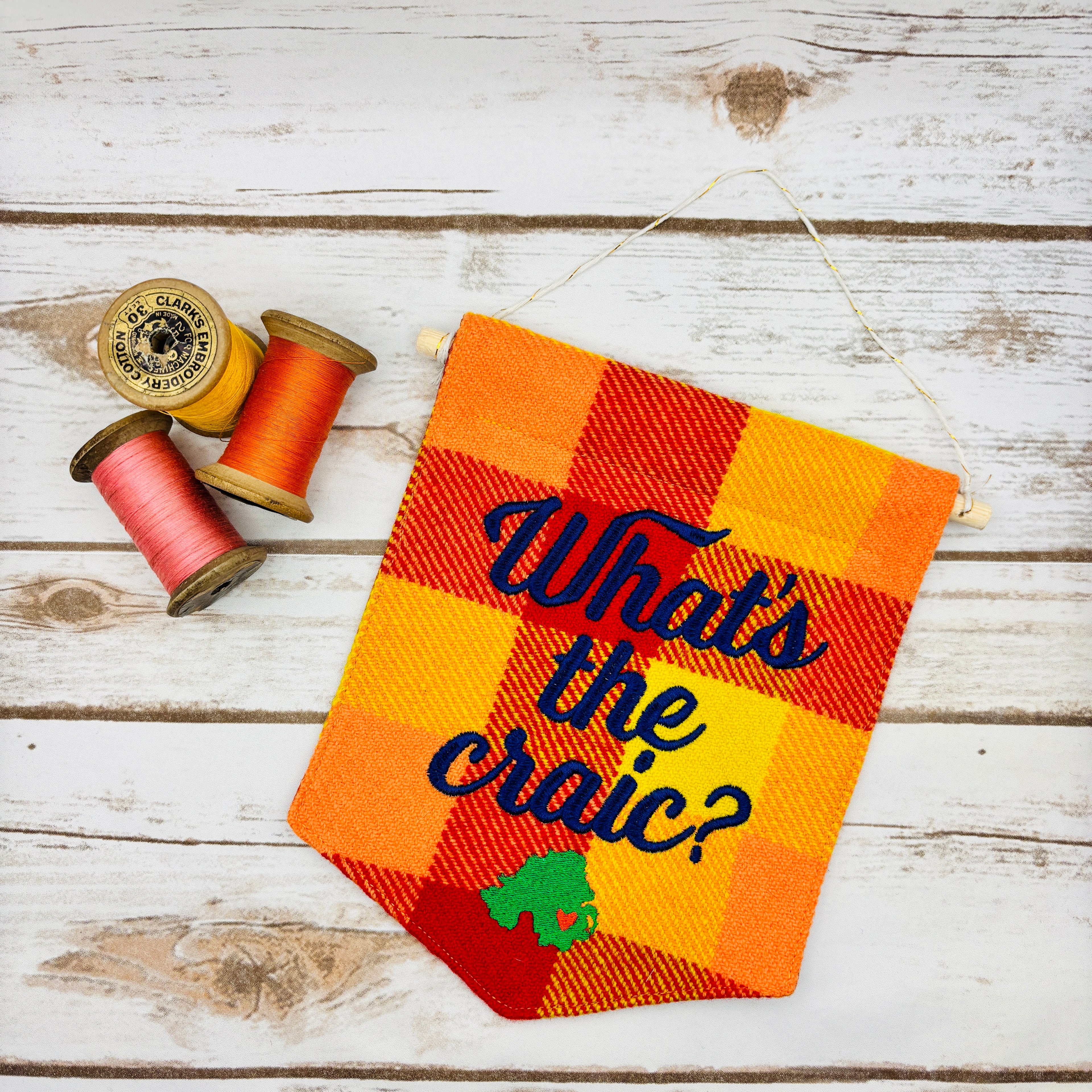 What's the craic? - Pennant Wall Hanging