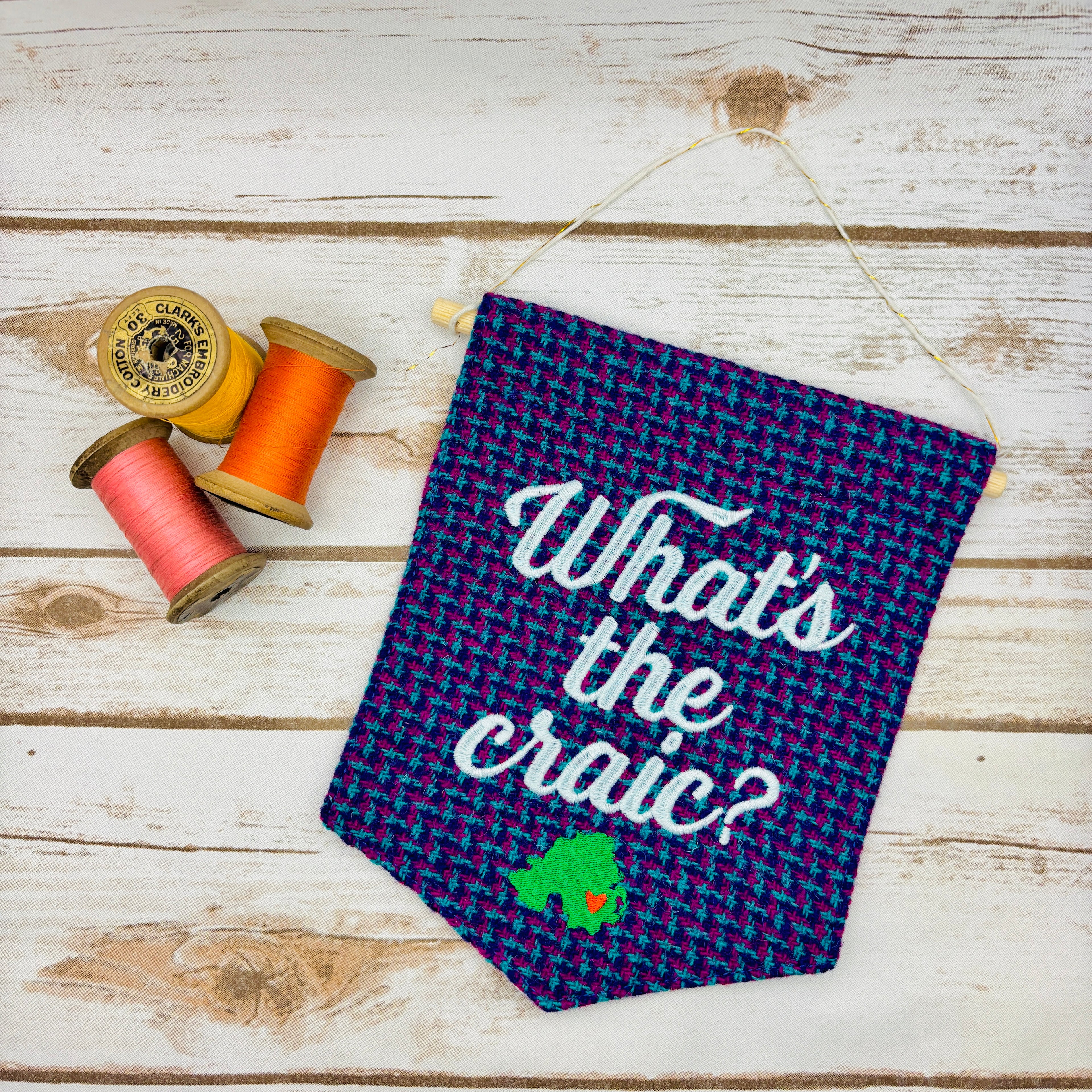 What's the craic? - Pennant Wall Hanging