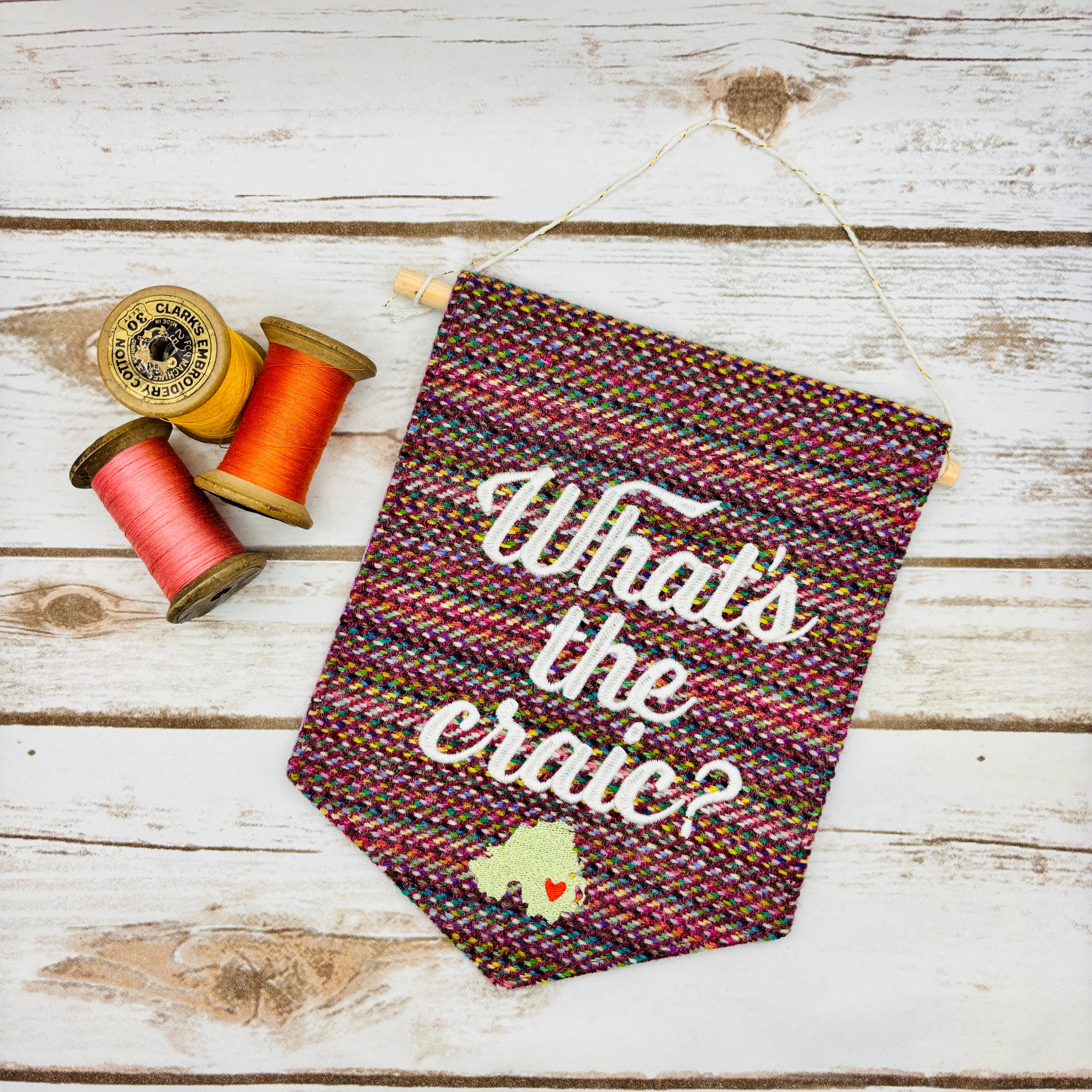 What's the craic? - Pennant Wall Hanging
