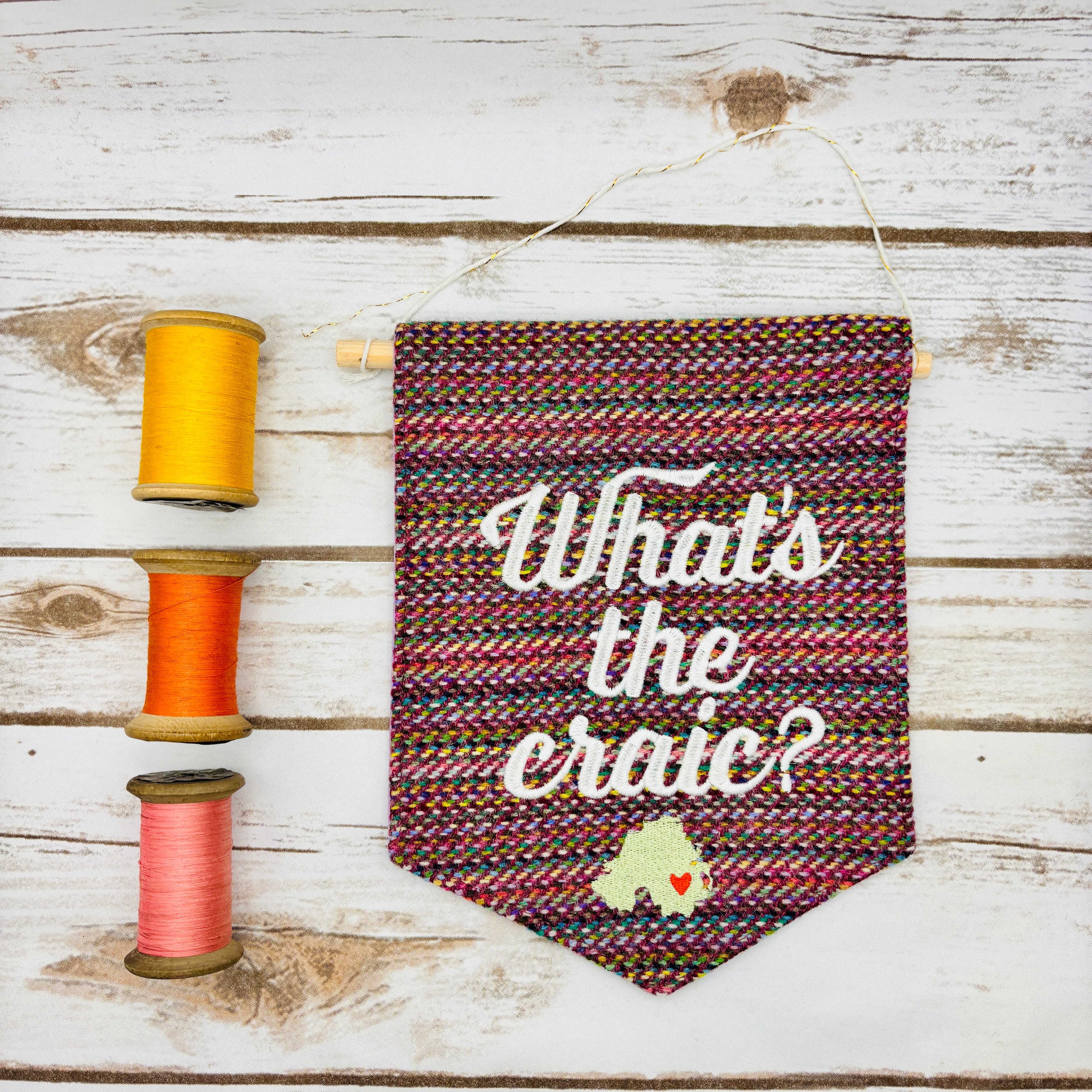 What's the craic? - Pennant Wall Hanging
