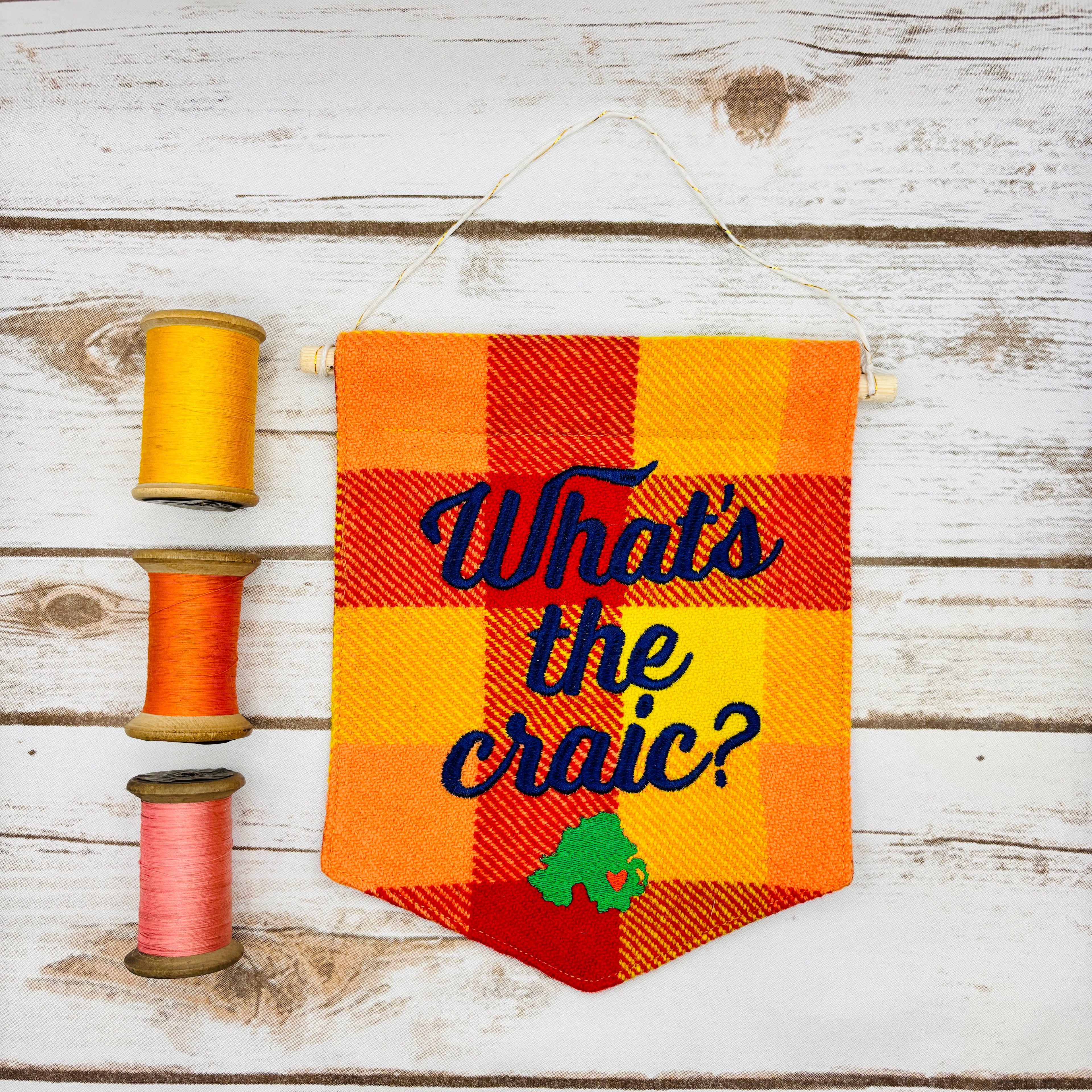What's the craic? - Pennant Wall Hanging