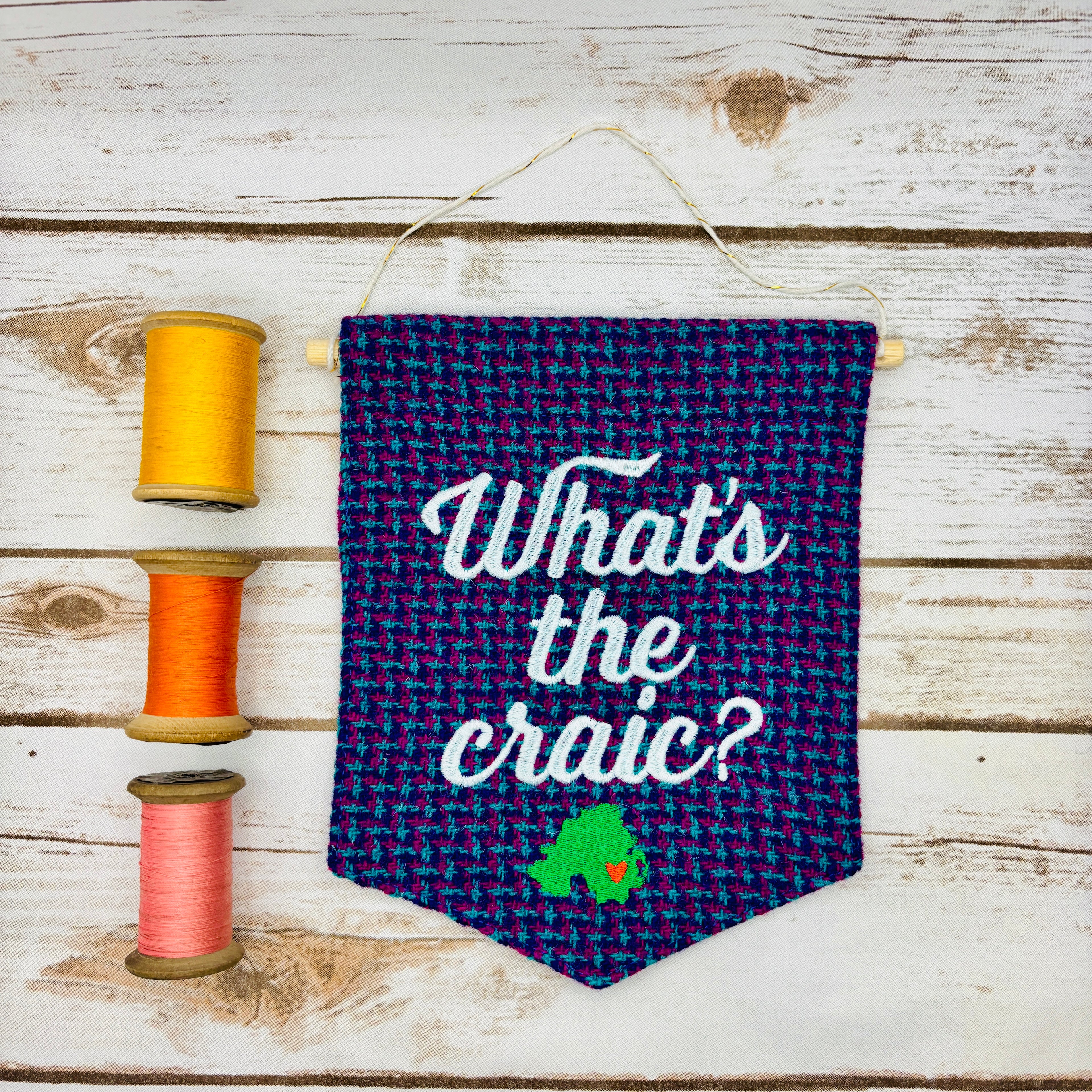 What's the craic? - Pennant Wall Hanging
