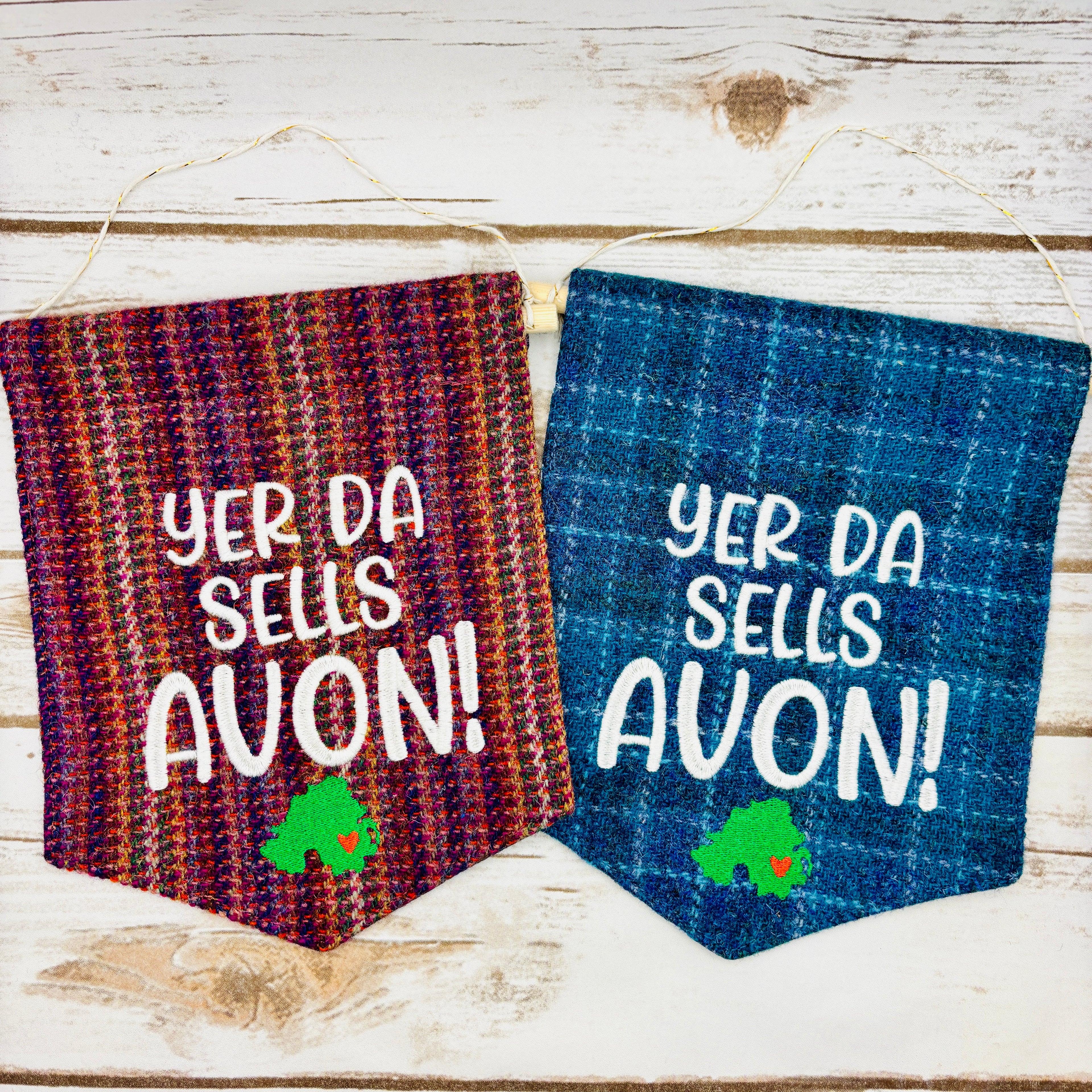 Yer Da Sells Avon - Pennant Wall Hanging