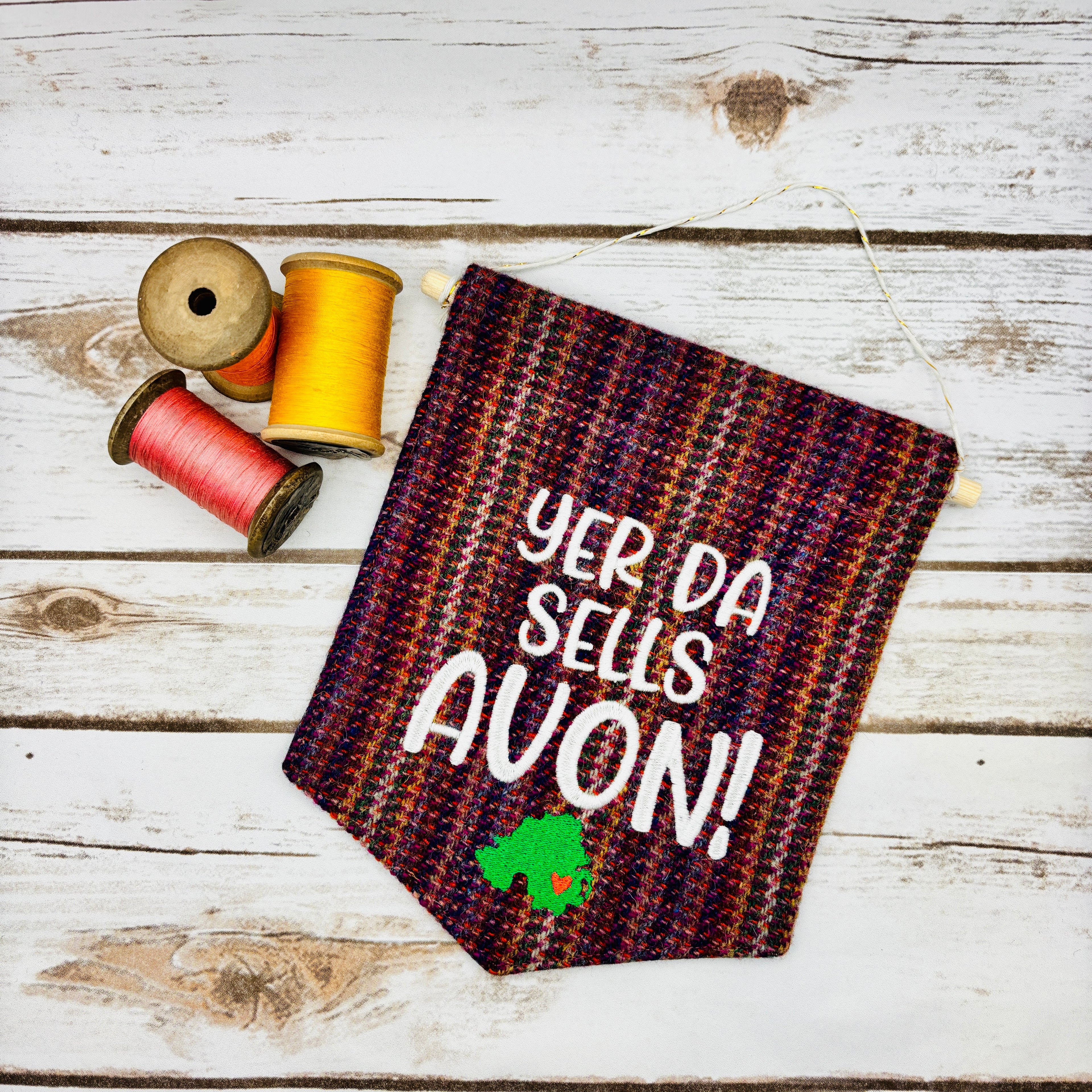 Yer Da Sells Avon - Pennant Wall Hanging