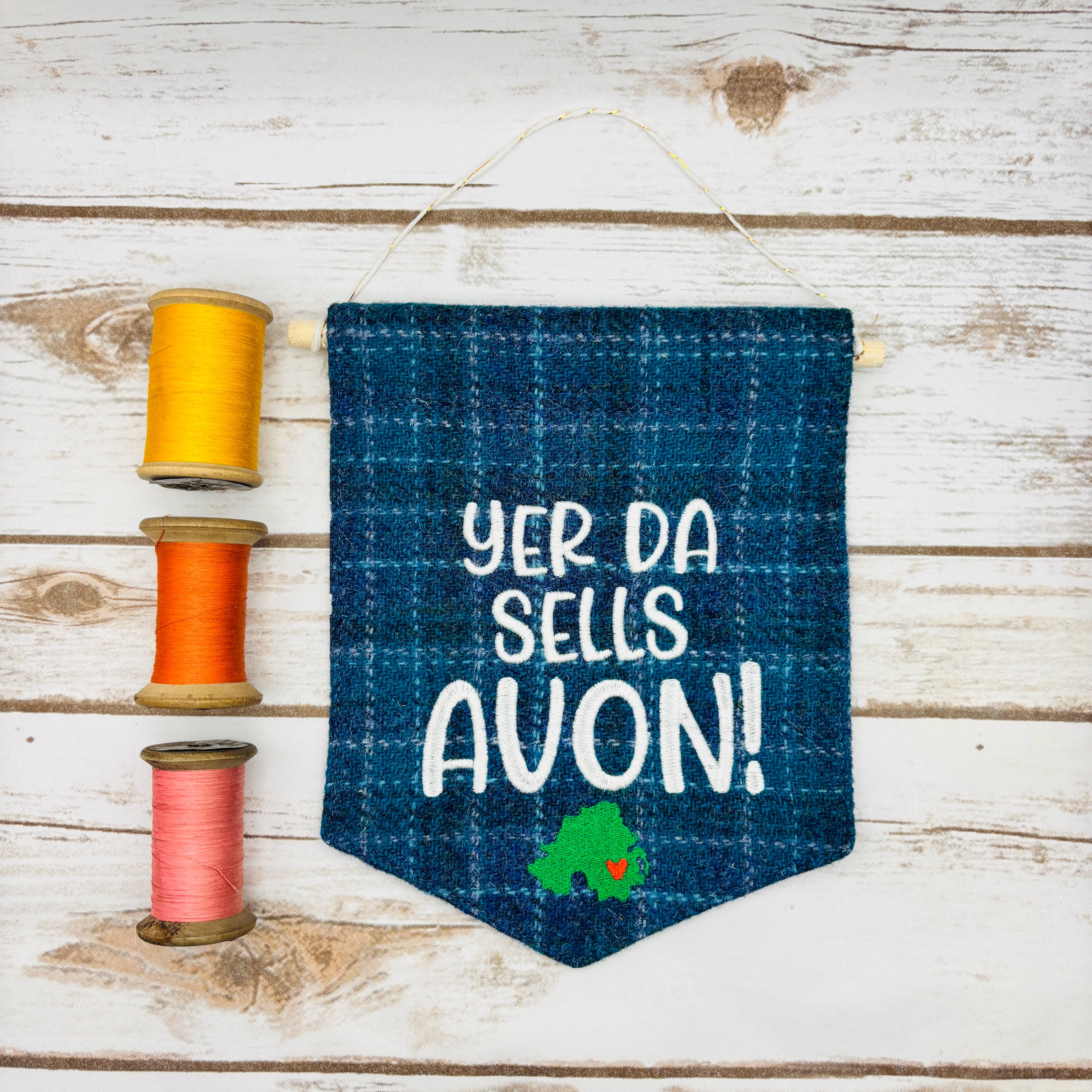 Yer Da Sells Avon - Pennant Wall Hanging