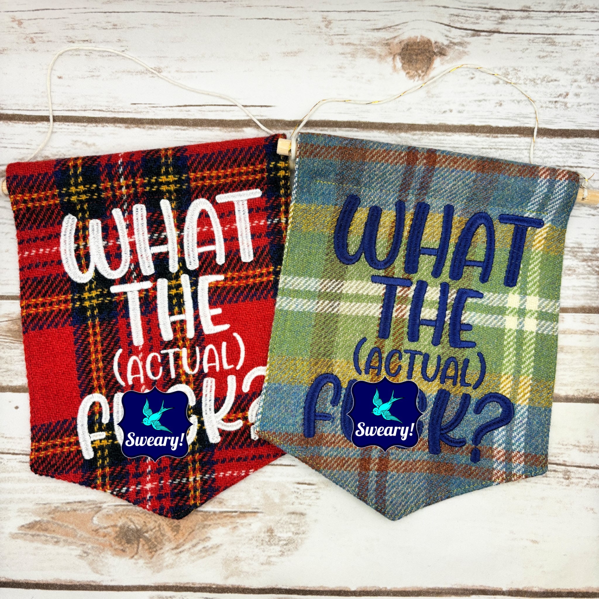 WTF - Pennant Wall Hanging