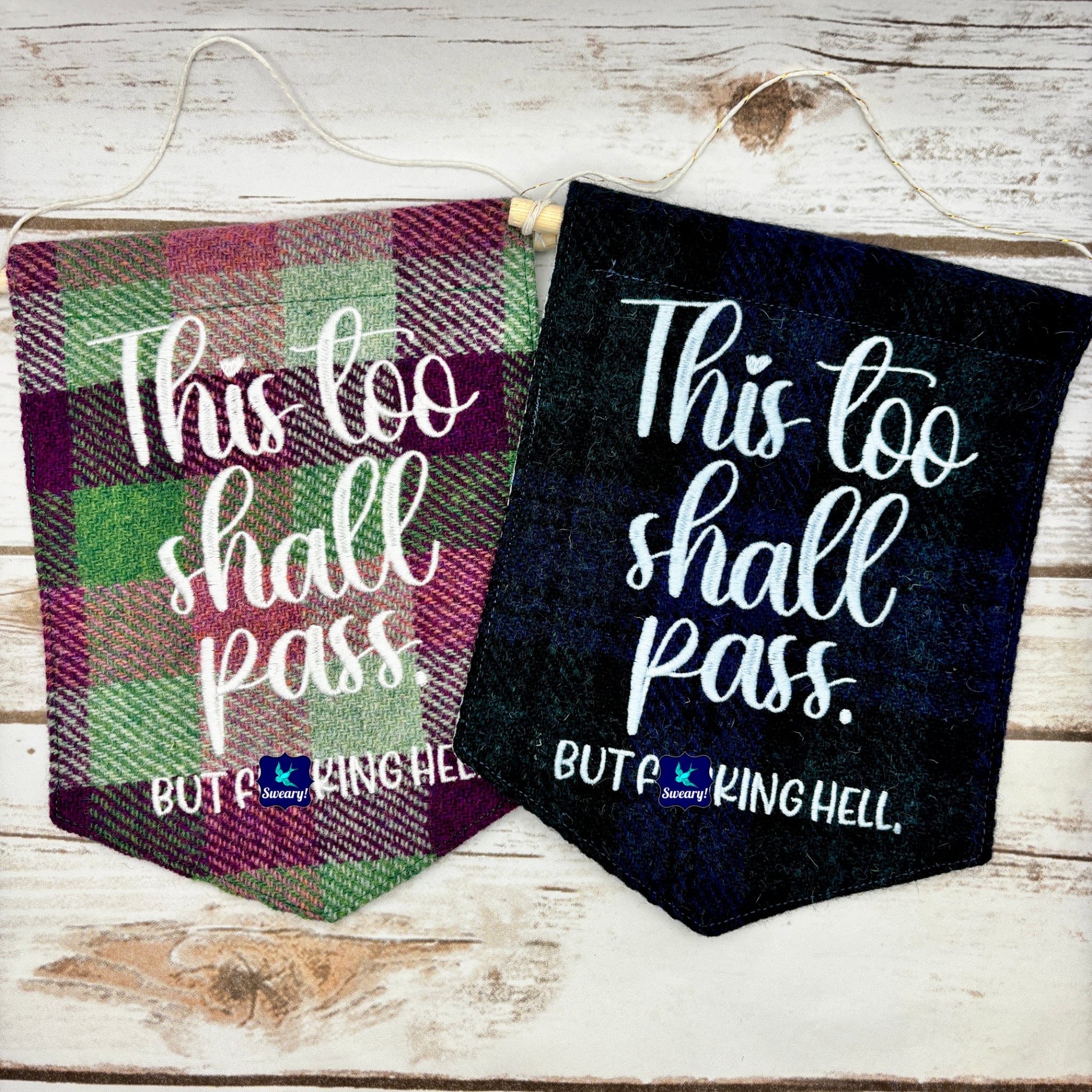 This too shall pass - Pennant Wall Hanging